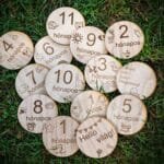 Babafotó mérföldkő korongok