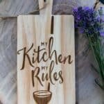 Gravírozott Fa vágódeszka