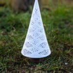 3D nyomtatott karácsonyfa mécsestartó