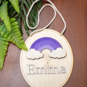 Névre Szóló Szivárványos Fa Névtábla