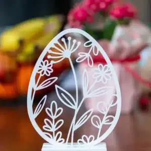 Virágmintás Húsvéti Tojás Dekor