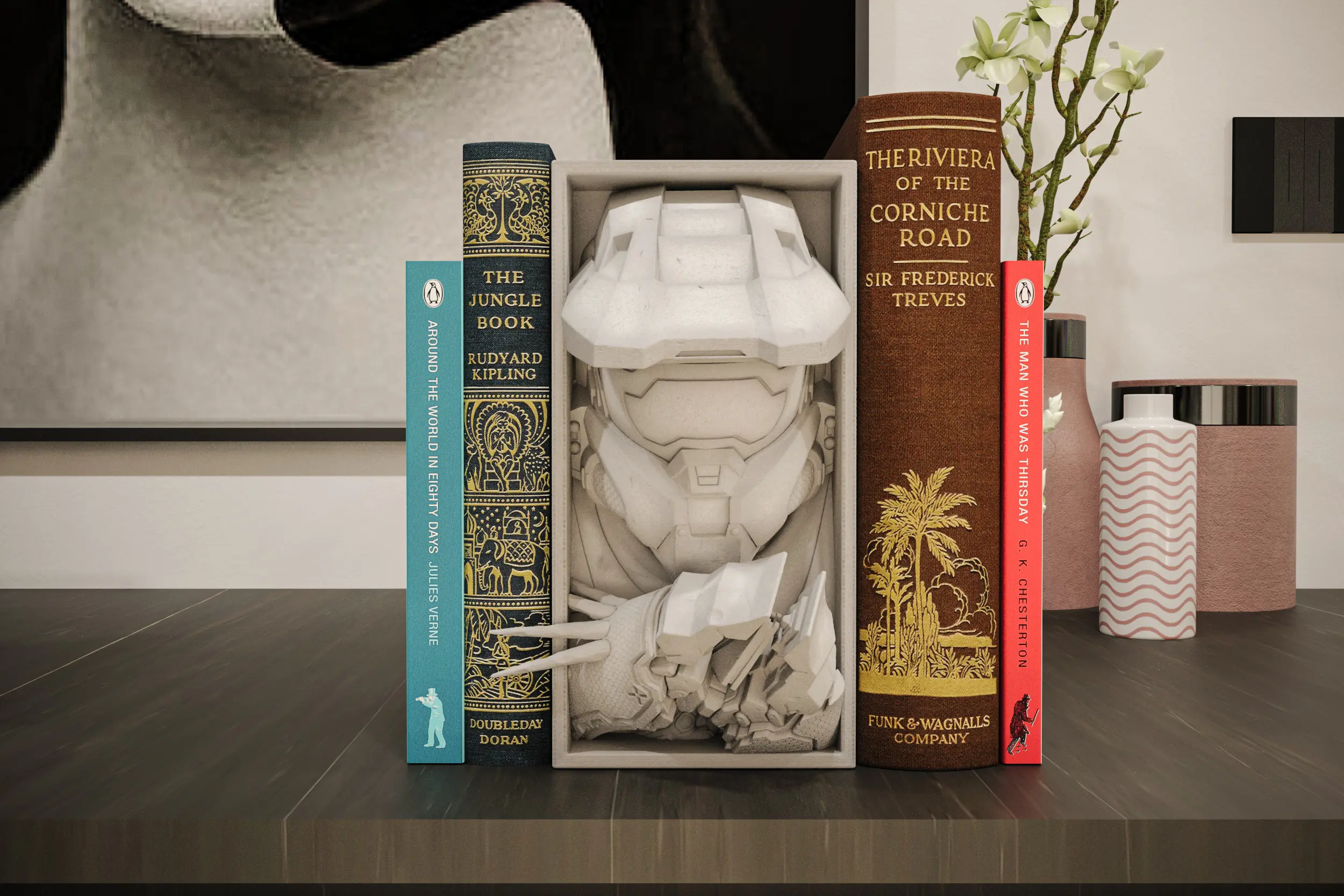 Master Chief – Halo Book Nook: A Galaxis Hőse a Polcodon 1 Master Chief – Halo Book Nook: A Galaxis Hőse a Polcodon