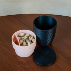 Praktikus snack és héjtartó - Pisztáciás, mogyorós tál