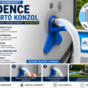 Medence Gégecső Tartó Konzol – Intex, Bestway, medencékhez